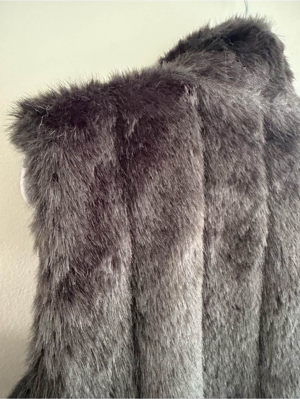 Banana Republic Brown Faux Fur Vest - Picture 3 of 6